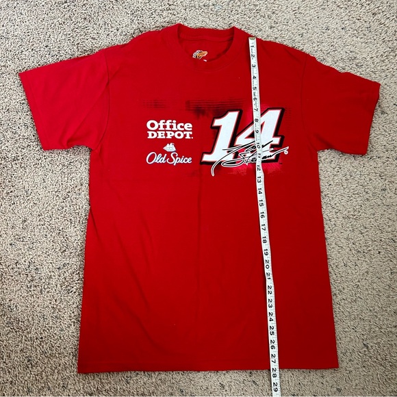 NASCAR Winner’s Circle Red TShirt #14 Tony Stewart Old Spice Office Depot Size M - Picture 3 of 5